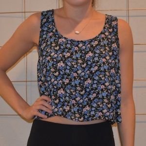 Floral crop top